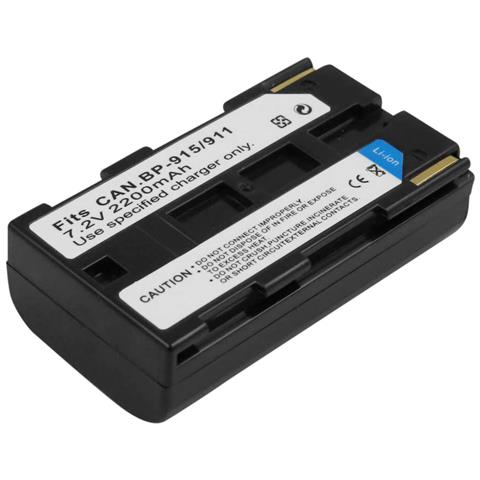 Batteria 7.2v 2200mah Canon Compatibile Videocamera Bp-915 Bp-911 - Foto 3