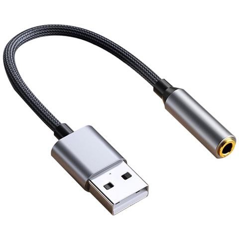 Cavo Audio Usb A 3.5mm - 0.2m - Foto 1