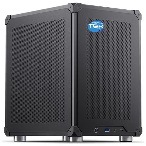 Jonsbo C6 Black, PC, Nero, ITX, micro ATX, Acciaio, Gaming, 7,5 cm - Foto 8