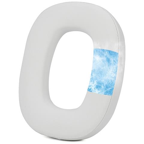 2 Cuscinetti Auricolari Di Ricambio Con Gel Raffreddante Compatibili Con Cuffie Bowers & Wilkins Px8 Px7 S2 White - Foto 2
