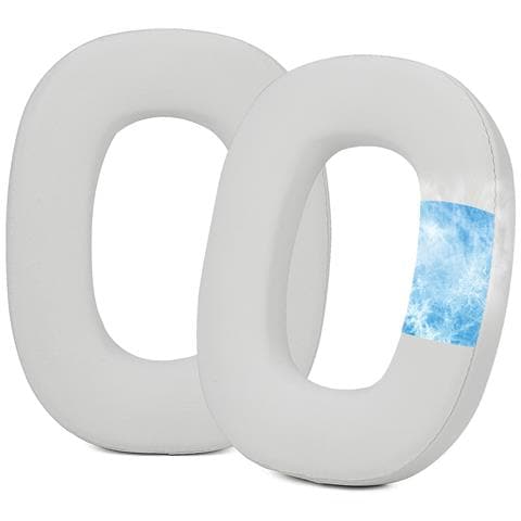 2 Cuscinetti Auricolari Di Ricambio Con Gel Raffreddante Compatibili Con Cuffie Bowers & Wilkins Px8 Px7 S2 White - Foto 1