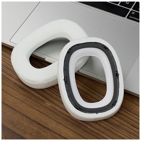 2 Cuscinetti Auricolari Di Ricambio Con Gel Raffreddante Compatibili Con Cuffie Bowers & Wilkins Px8 Px7 S2 White - Foto 3