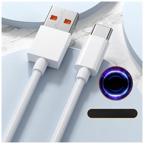 Cavo Di Ricarica Rapida Usb Type-c Da 120w (confezione Da 2) Compatibile Con Xiaomi, Cavo Dati Ad Alta Potenza 6a 2 Metri - Foto 4