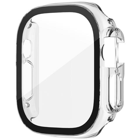 Custodia Protettiva Trasparente In Pc E Vetro Temperato Compatibile Con Apple Watch 4/5/6 40mm - Foto 1