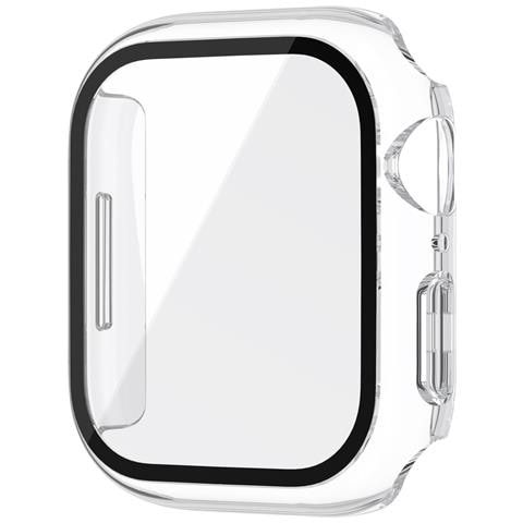 Custodia Protettiva Trasparente In Pc E Vetro Temperato Compatibile Con Apple Watch 4/5/6 40mm - Foto 7