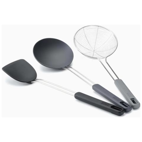 Set Utensili Per Wok Nest Fusion Tre Pezzi Design Funzionale Ed Elegante Ideali Per Cucinare Senza Danneggiare Il Wok Colore Nero Per Cucina Moderna - Foto 1