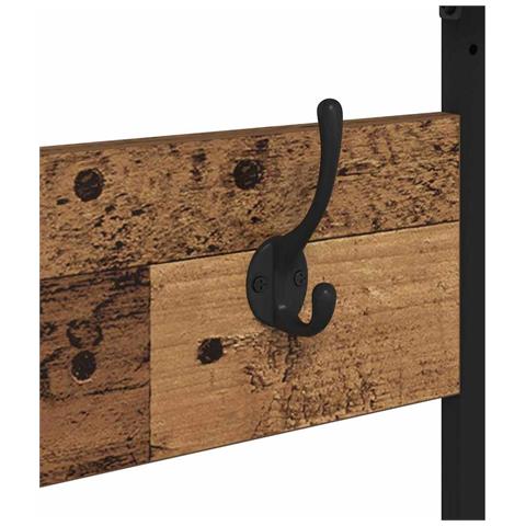 Stendibiancheria Legno vecchio 100 x 41 x 184 cm - Foto 9