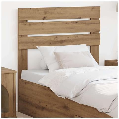 Testiera Rovere artigianale 90 cm Legno multistrato - Foto 2