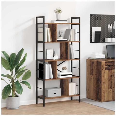 Libreria Legno vecchio 75 x 30 x 156 cm Legno multistrato - Foto 2