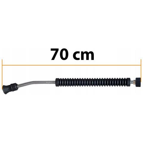 Lancia Alta Pressione 70cm 15° - Compatibile Con Idropulitrici Kärcher Hd /hds | Ugello Piatto | Acciaio Inox, Manico Gommato - Foto 2