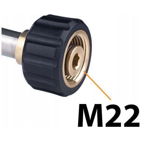Lancia Alta Pressione 70cm 15° - Compatibile Con Idropulitrici Kärcher Hd /hds | Ugello Piatto | Acciaio Inox, Manico Gommato - Foto 7