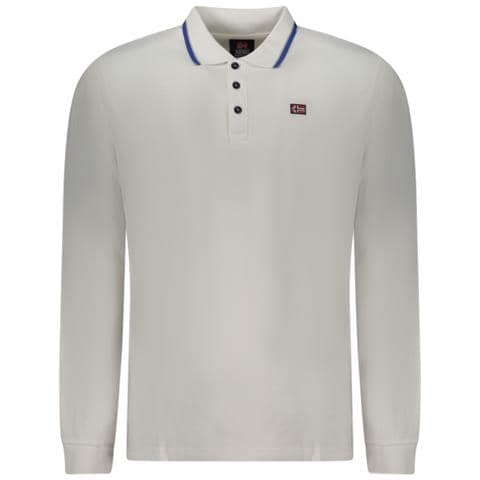 Polo bianca a maniche lunghe da uomo, Norvegia 1963 - Colore: Bianco, Taglia: L - Foto 1