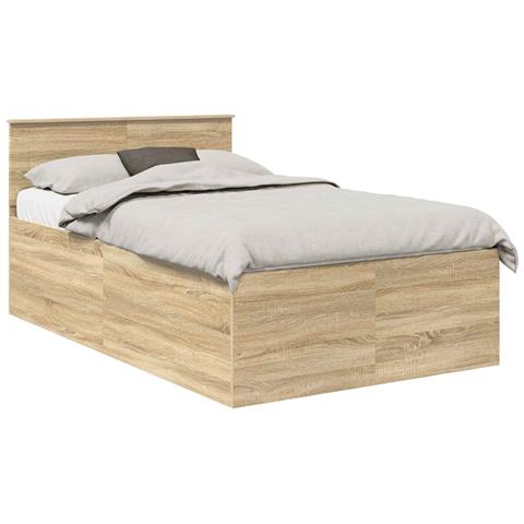 Struttura del letto con testiera Rovere Sonoma 120 x 190 cm - Foto 1
