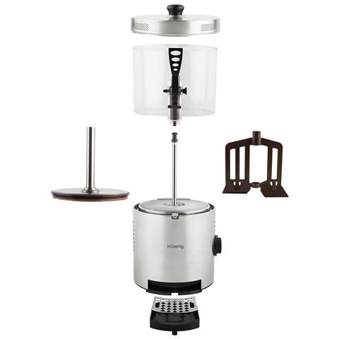 SHK800 Dispenser cioccolata calda, 1200W, Ciotola inox rimovibile da 3L, Termostato regolabile, Sistema antigoccia - Foto 2