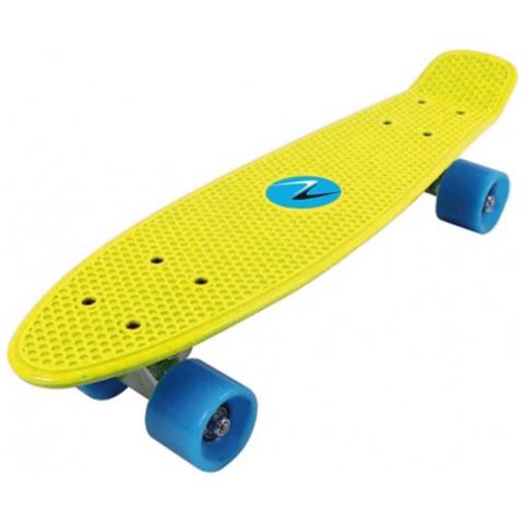 Skateboard Freedom Giallo Con Ruote Azzurre Classe A 57x15,2 Cm - Foto 1