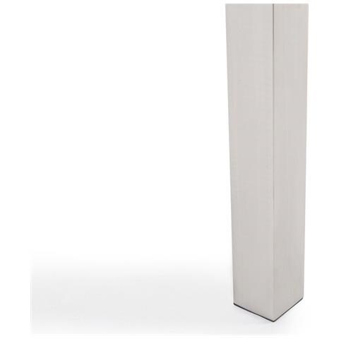 Tavolo Da Giardino In Acciaio E Lastra Di Basalto Nero Fiammato Grosseto - Foto 14