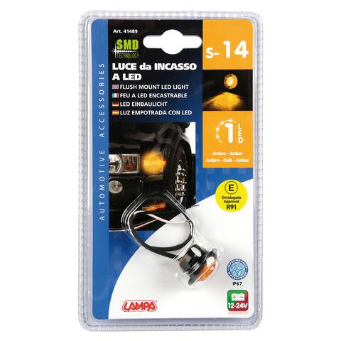Luce Da Incasso Ambra 12/24v S-14 - Foto 2