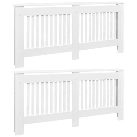 Copritermosifoni 2 pz in MDF 172 cm Bianchi - Foto 1