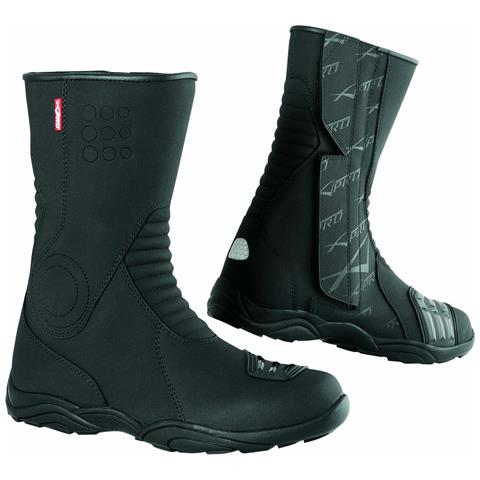 Stivale Scarpa Calzatura Pelle Cuoio Moto Turismo Scooter Impermeabile Nero 42 - Foto 1