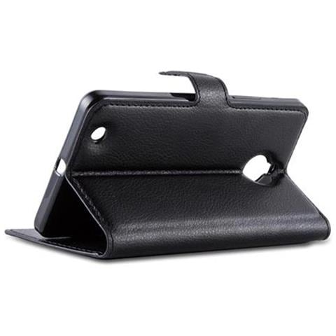 Custodia Compatibile Con Nokia Lumia 850 In Nero Carbone - Coperchio Protettiva Con Chiusura Magnetica, Funzione Stand E Tasca Per Le Carte - Foto 13