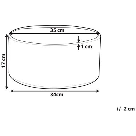 Vaso Da Fiori Effetto Marmo Bianco ?35 Cm Valta - Foto 11