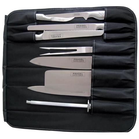 Pradel Eccellenza I7100 Coltelli Borsa Da Cucina 9 Pezzi Inox - Foto 5