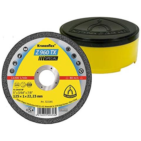 818.347,4 cm Kronenflex Z 960 tx Special""troncatrici Wheel, Grigio, 115 x 10 mm - Foto 1