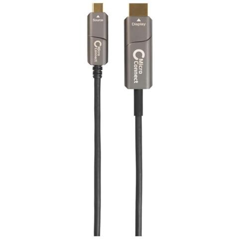 Microconnect Usb3.1chdmi20op Cavo E Adattatore Video 20 M Usb Tipo-c Hdmi Nero (usb-c Hdmi Fiber Cable 20m - 20m Usb-c T - Foto 4