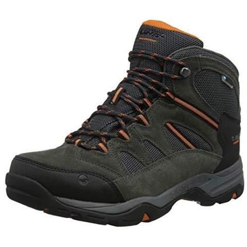 Uomo Banderra Ii Wp Larga High Rise Scarpe Da Trekking Grigio Antracite Grafite Arancio Bruciato 51 7 Uk - Foto 1