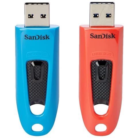 Ultra Unità Flash USB 64 GB USB Tipo A 3.2 Gen 1 (3.1 Gen 1) Blu, Rosso - Foto 1