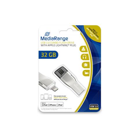 MR982 unità flash USB 32 GB USB Type-A / Lightning 3.2 Gen 1 (3.1 Gen 1) Argento - Foto 1
