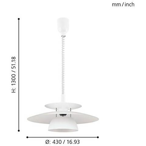 BRENDA, Bianco, Bianco, Flessibile, E27, 100W, 100W - Foto 3