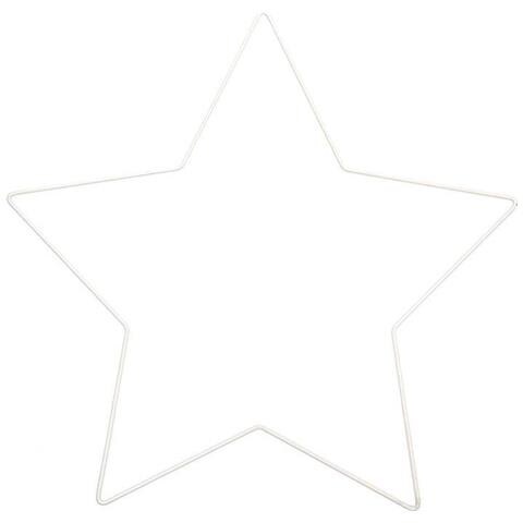 Stella Metallica Bianca 30x28,5cm - Foto 1