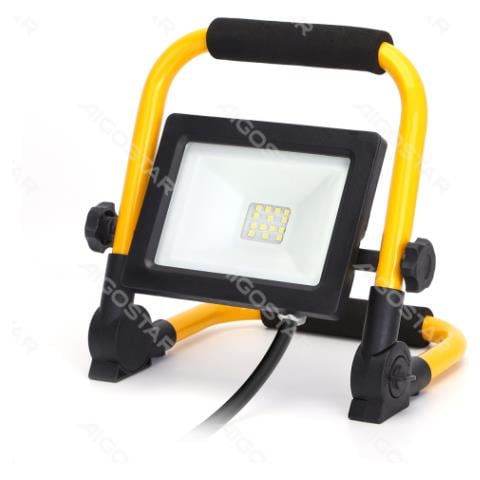 Faro Led Portatile 20w 1800 Lumen 6500k Luce Fredda Ip44 Con Supporto Misura L220*w185*h223mm - Orientabile A 360 Gradi Aigostar - Foto 1