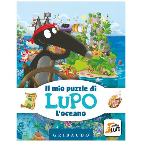 Orianne Lallemand - L'oceano. Il mio puzzle di Lupo. Amico Lupo. Ediz. a colori. Con puzzle - Foto 2