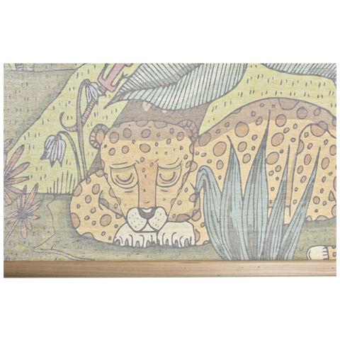Quadro Dkd Home Decor 100 X 2 X 75 Cm Per Bambini Animali (2 Unità) - Foto 2