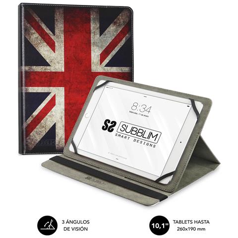 SUB-CUT-4TC006 custodia per tablet 25,6 cm (10.1") Custodia a libro - Foto 1