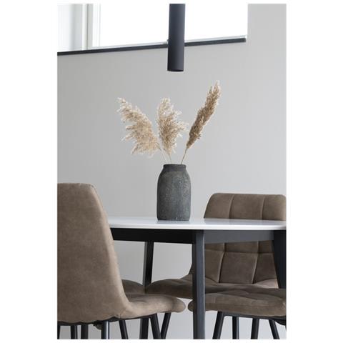 Lampada A Sospensione Paris - Nero - Metallo - 6x6x28 Cm - Foto 5