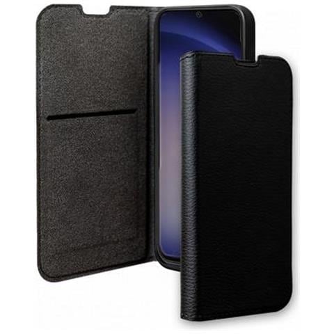Custodia Per Samsung Galaxy S24 Folio Wallet Portacarte Supporto Video, Nero - Foto 1