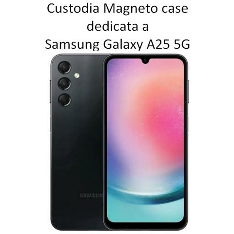 Custodia A Libro Smart Pocket Case In Pelle Per Samsung Galaxy A25 5g Sm-a256 Rose - Foto 2