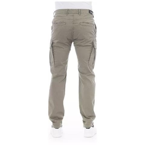 Jeans E Pantaloni In Cotone Beige - W36 - Foto 3