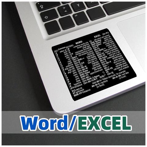 Etichetta Di Scelta Rapida Da Tastiera Nera Per Word/excel - Foto 3