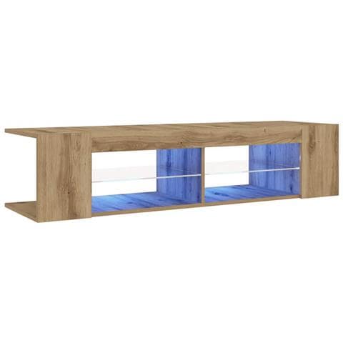 Mobile Porta TV con LED Artigianale 135x39x30 cm Truciolato - Foto 10