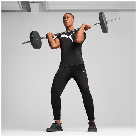 M Tad Essentials Solid Cat Tee 52592101, Uomini, Nero, M - Foto 2