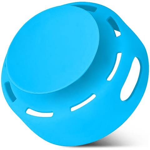 Custodia In Silicone Per Amazon Echo Dot (gen 2) Con Ventosa 8x4x8 Cm. Colore Blu - Foto 2