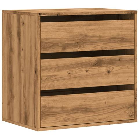 Cassettiera Angolare Rovere Artigianale 60x41x58cm Multistrato - Foto 2