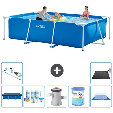 Piscina Fuori Terra - Rettangolo - 300x200x75 Cm - Blu - Include Accessori Coordinati A209 - Foto 1