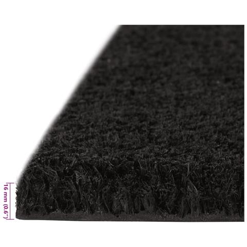 Lusso Casadino -  Zerbino Nero 100x200 Cm In Fibra Di Cocco - Foto 6