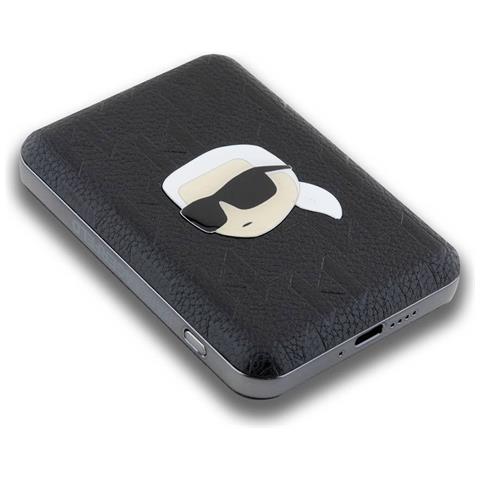 Batteria Esterna Magsafe 5000mah Con Design Karl Heads, Nero - Foto 2