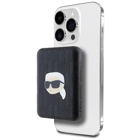 Batteria Esterna Magsafe 5000mah Con Design Karl Heads, Nero - Foto 4